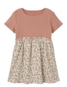 Nmfjopea Ss Dress Dresses & Skirts Dresses Casual Dresses Short-sleeved Casual Dresses Pink Name It