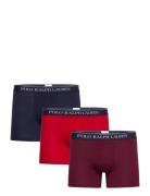 Stretch Cotton Boxer Brief 3-Pack Boxershorts Multi/patterned Polo Ralph Lauren Underwear