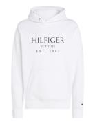 Big Hilfiger Hoody Tops Sweatshirts & Hoodies Hoodies White Tommy Hilfiger