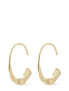 Valkyria Recycled Hoop Earrings Accessories Jewellery Earrings Hoops Gold Pilgrim