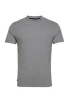 Essential Logo Emb Tee Tops T-Kortærmet Skjorte Grey Superdry