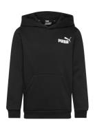 Ess Small Logo Hoodie Fl B Tops Sweatshirts & Hoodies Hoodies Black PUMA