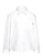 Cotton Oxford Svano Shirt Tops Shirts Long-sleeved Shirts White Mads Nørgaard