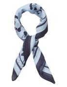 Vilja Cotta Scarf Accessories Scarves Lightweight Scarves Navy Becksöndergaard