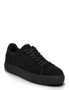 Slhdavid Chunky Suede Sneaker Noos Low-top Sneakers Black Selected Homme