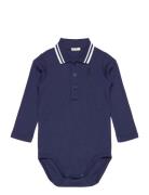 Bodysuit L/S Bodies Long-sleeved Navy United Colors Of Benetton