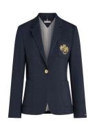 Heritage Crest Slim Sb Blazer Blazers Single Breasted Blazers Navy Tommy Hilfiger