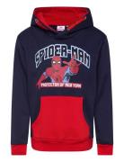 Sweats Tops Sweatshirts & Hoodies Hoodies Navy Spider-man