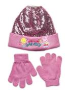 Bonnet & Gloves Accessories Winter Accessory Set Multi/patterned Gurli Gris