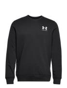 Ua Rival Terry Lc Crew Tops Sweatshirts & Hoodies Sweatshirts Black Under Armour