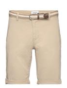 Superflex Chino Shorts W?. Belt Bottoms Shorts Chinos Shorts Beige Lindbergh