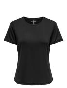 Onpsugar Life Ss On Reg Train Tee Sport T-shirts & Tops Short-sleeved Black Only Play