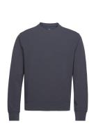 Breathable Recycled Fabric Sweatshirt Tops Sweatshirts & Hoodies Sweatshirts Navy Mango