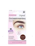 Ögonbrynsfärg Brunsvart Se/Fi/No/Dk Øjenbrynsgel Makeup Nude Depend Cosmetic