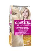 L'oréal Paris Casting Creme Gloss Blonde 1021 Light Pearl Blonde Beauty Women Hair Care Color Treatments Nude L'Oréal Paris