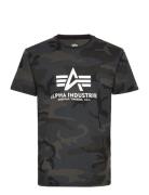 Basic T-Shirt Camo Designers T-Kortærmet Skjorte Black Alpha Industries