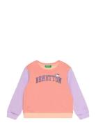 Sweater L/S Tops Sweatshirts & Hoodies Sweatshirts Orange United Colors Of Benetton