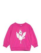 Nmfvalona Ls Long Boxy Sweat Unb Tops Sweatshirts & Hoodies Sweatshirts Pink Name It