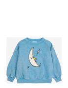 Beneath The Moon Sweatshirt Tops Sweatshirts & Hoodies Sweatshirts Blue Bobo Choses