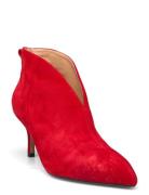 Stb-Valentine Low Cut S Shoes Boots Ankle Boots Ankle Boots With Heel Red Shoe The Bear