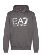 Sweatshirt Tops Sweatshirts & Hoodies Hoodies Grey EA7