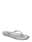 Flipflop With Glitter Shoes Summer Shoes Sandals Flip Flops Silver Ilse Jacobsen