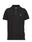 Classic Polo Shirt Tops T-shirts Polo Shirts Short-sleeved Polo Shirts Black Lyle & Scott Junior