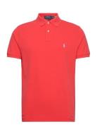 Custom Slim Fit Mesh Polo Shirt Designers Knitwear Short Sleeve Knitted Polos Coral Polo Ralph Lauren