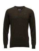 Barbour Essential Lambswool Tops Knitwear V-necks Green Barbour