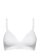 Padded Bra Lingerie Bras & Tops Soft Bras Non Wired Bras White Schiesser