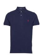 The Iconic Mesh Polo Shirt Designers Polos Short-sleeved Navy Polo Ralph Lauren