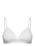 Bra Soft Seamless Petite Lingerie Bras & Tops Soft Bras Non Wired Bras White Lindex