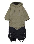 Penguin Snowsuit Kids Teal Sport Coveralls Snow-ski Coveralls & Sets Multi/patterned ISBJÖRN Of Sweden