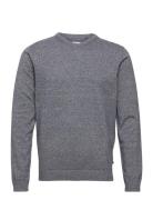 Jjebasic Knit V-Neck Noos Tops Knitwear V-necks Grey Jack & J S