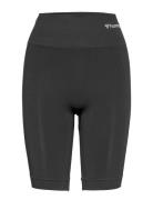 Hmltif Seamless Cyling Shorts Sport Running-training Tights Seamless Tights Black Hummel