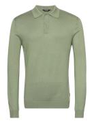 Onswyler Life Ls Polo Knit Tops Knitwear Long Sleeve Knitted Polos Green ONLY & SONS