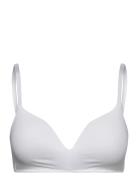 Bra Flora Theresia Lingerie Bras & Tops Soft Bras Non Wired Bras White Lindex