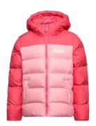 Colourblock Polyball Hooded Jacket Sport Jackets & Coats Puffer & Padded Pink PUMA