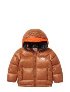 K Isfjord Down Jacket Sport Jackets & Coats Puffer & Padded Orange Helly Hansen