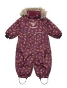 Hmlmoon Tex Snowsuit Sport Coveralls Snow-ski Coveralls & Sets Pink Hummel