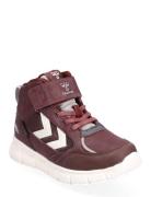 X-Light 2.0 Mid Tex Jr Sport Sneakers High-top Sneakers Burgundy Hummel