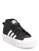 Nizza Platform Mid Shoes Sport Sneakers High-top Sneakers Black Adidas Originals