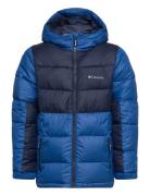 Pike Lake Ii Hooded Jacket Sport Jackets & Coats Puffer & Padded Blue Columbia Sportswear