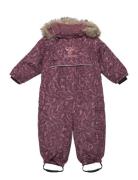 Hmlmoon Tex Snowsuit Sport Coveralls Snow-ski Coveralls & Sets Purple Hummel