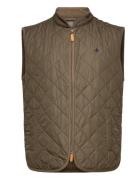 Teddy Quilted Vest Designers Vests Khaki Green Morris