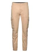 Tjm Ethan Washed Twill Cargo Bottoms Trousers Cargo Pants Beige Tommy Jeans