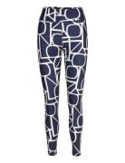 Onpfont-2 Logo Hw Train Tights Bottoms Running-training Tights Navy Only Play