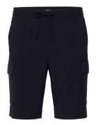 Relaxed Suit Cargo Shorts Bottoms Shorts Cargo Shorts Navy Lindbergh