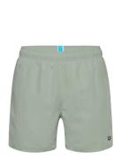 Fundamentals Boxer R Navy-Turquoise Sport Shorts Green Arena