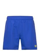 Fundamentals Boxer R Navy-Turquoise Sport Shorts Blue Arena